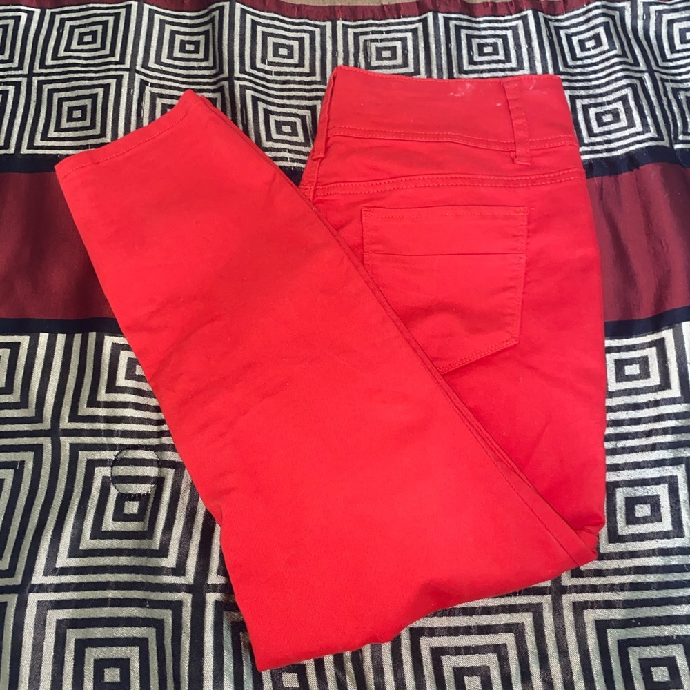 Red Skinny Jeans